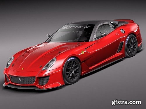 3d Model Ferrari 599 XX