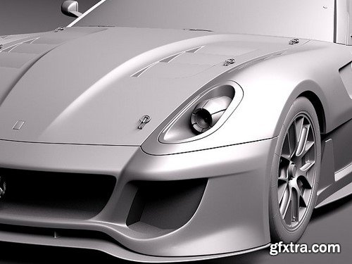 3d Model Ferrari 599 XX