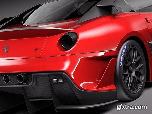 3d Model Ferrari 599 XX