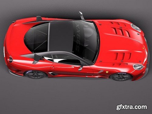 3d Model Ferrari 599 XX