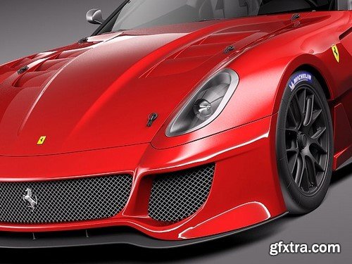 3d Model Ferrari 599 XX