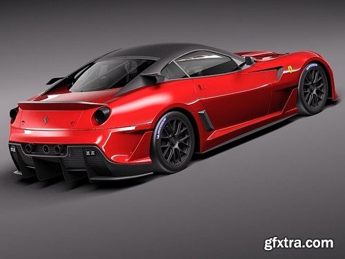 3d Model Ferrari 599 XX