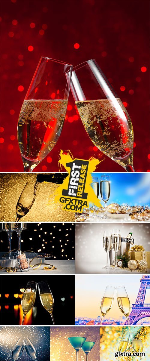 Stock Image Champagne cocktail for New Year