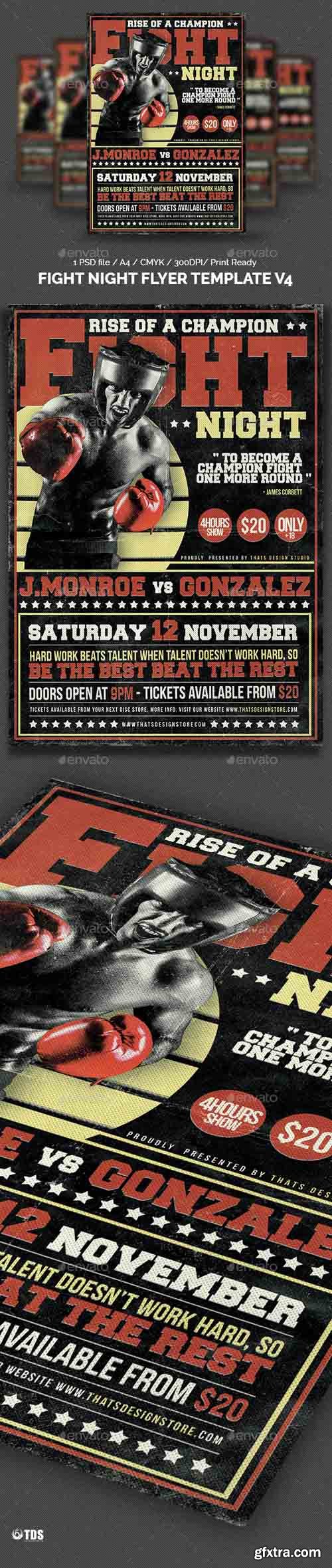 GR - Fight Night Flyer Template V4 14428508