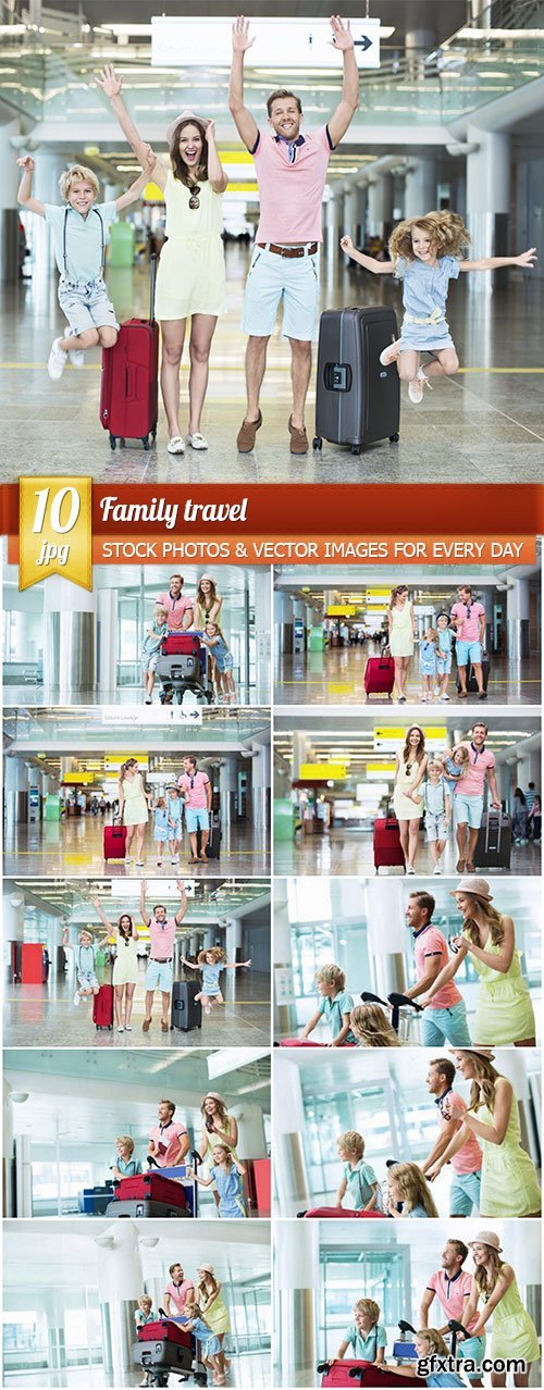 Family travel, 10 x UHQ JPEG