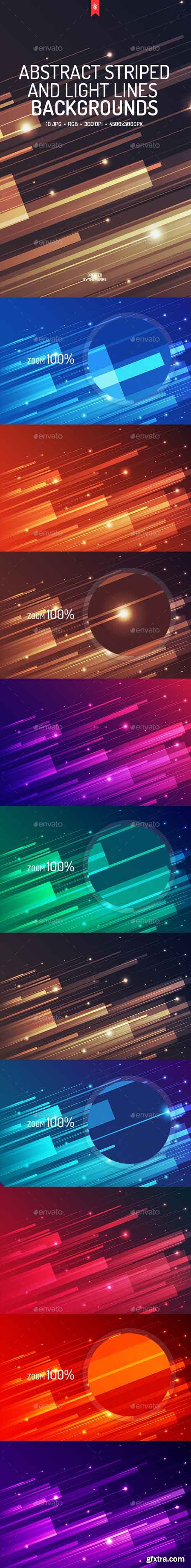 GR - Abstract Striped and Light Lines Backgrounds 19226560