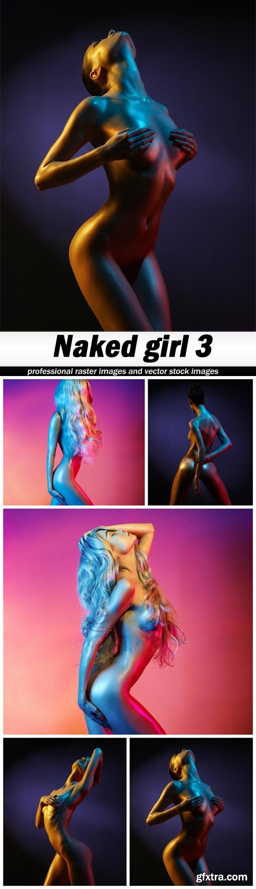 Naked girl 3 - 5 UHQ JPEG