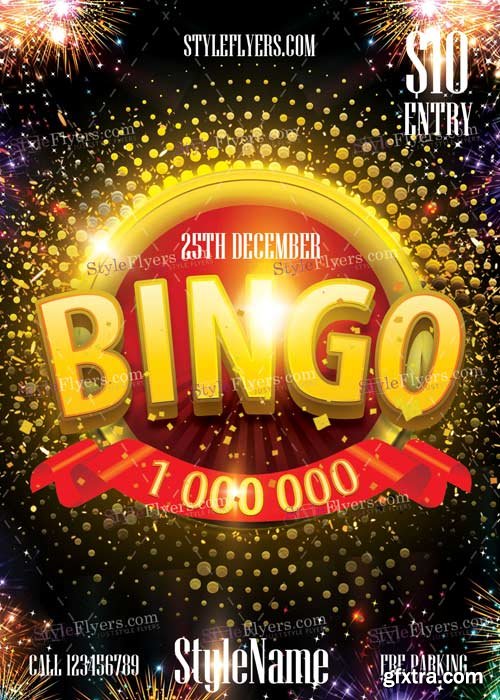 Bingo PSD V4 Flyer Template