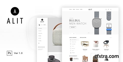 ThemeForest - Alit - Minimalist eCommerce PSD Template 19105819