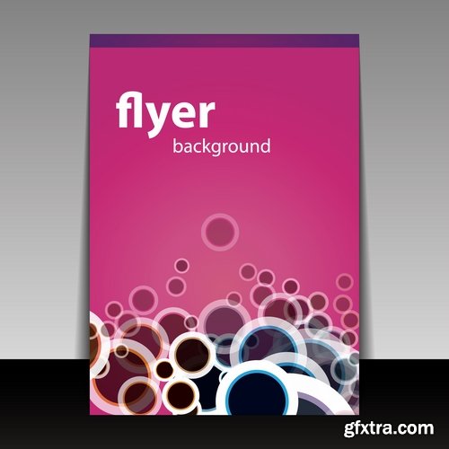 Collection book cover journal notebook flyer card business card banner vector image 43-25 EPS