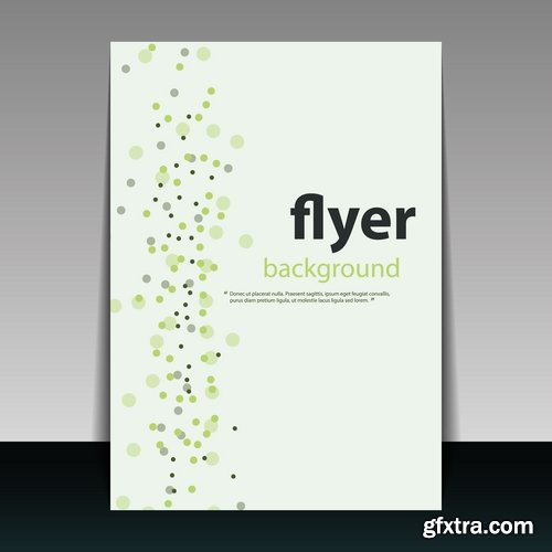 Collection book cover journal notebook flyer card business card banner vector image 43-25 EPS