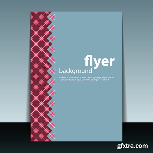 Collection book cover journal notebook flyer card business card banner vector image 43-25 EPS