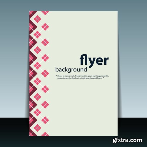 Collection book cover journal notebook flyer card business card banner vector image 43-25 EPS