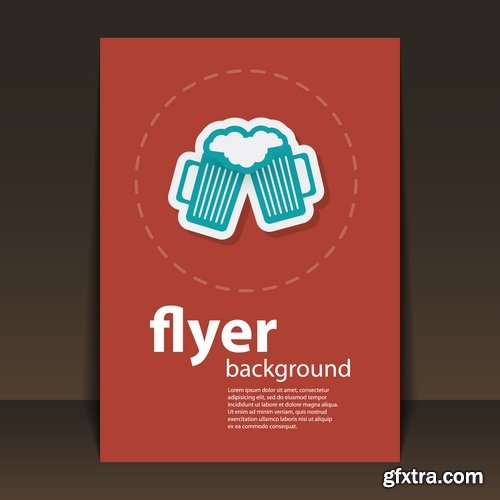 Collection book cover journal notebook flyer card business card banner vector image 43-25 EPS