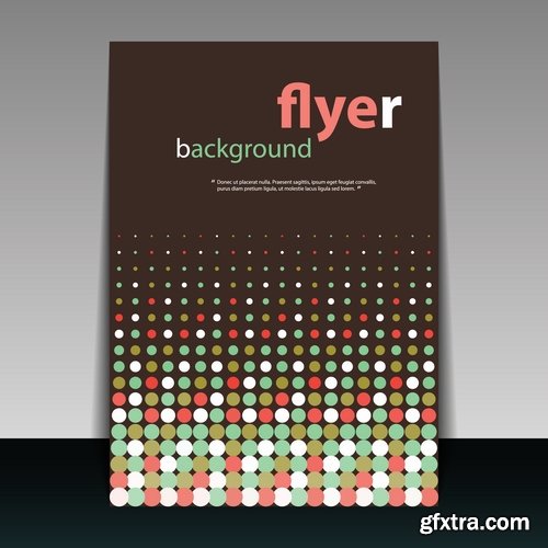 Collection book cover journal notebook flyer card business card banner vector image 43-25 EPS