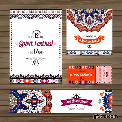 Collection invitation card flyer banner mandala drawing ornamental decorative frame 25 EPS