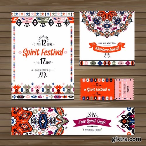 Collection invitation card flyer banner mandala drawing ornamental decorative frame 25 EPS