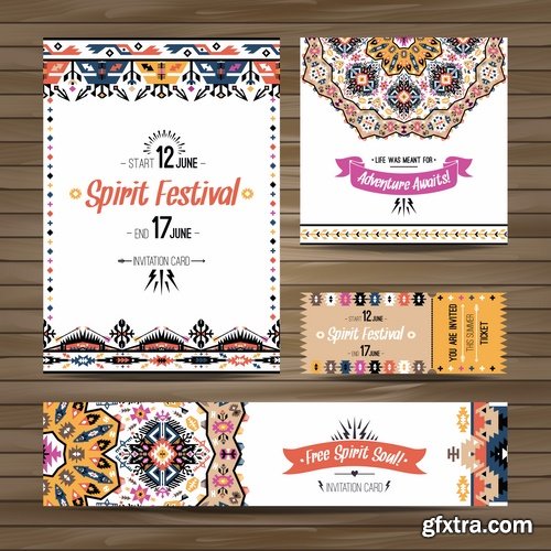 Collection invitation card flyer banner mandala drawing ornamental decorative frame 25 EPS