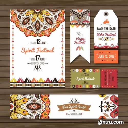 Collection invitation card flyer banner mandala drawing ornamental decorative frame 25 EPS