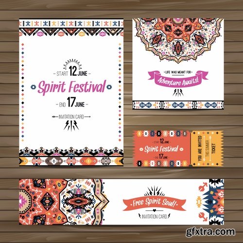 Collection invitation card flyer banner mandala drawing ornamental decorative frame 25 EPS