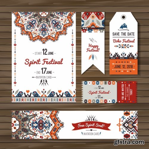 Collection invitation card flyer banner mandala drawing ornamental decorative frame 25 EPS