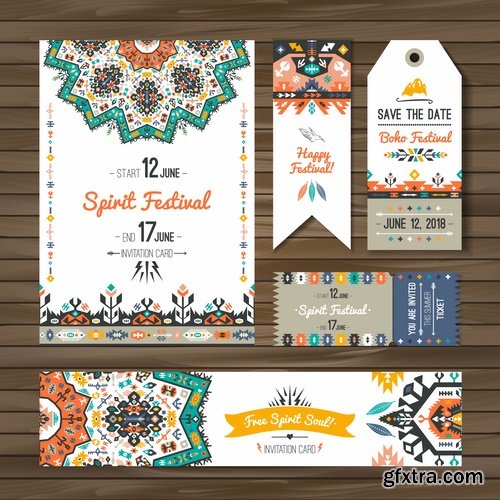 Collection invitation card flyer banner mandala drawing ornamental decorative frame 25 EPS