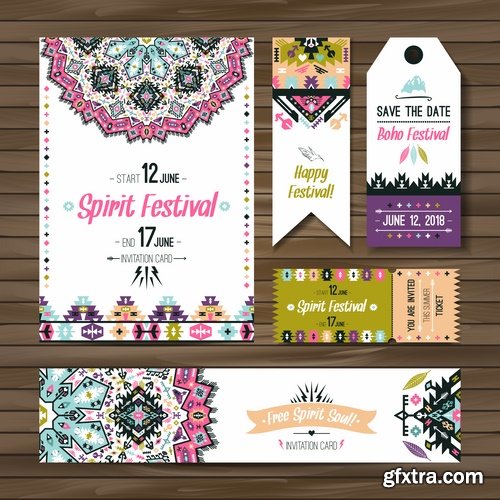 Collection invitation card flyer banner mandala drawing ornamental decorative frame 25 EPS