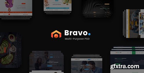 ThemeForest - Bravo - Multi-Purpose PSD Template 17361644