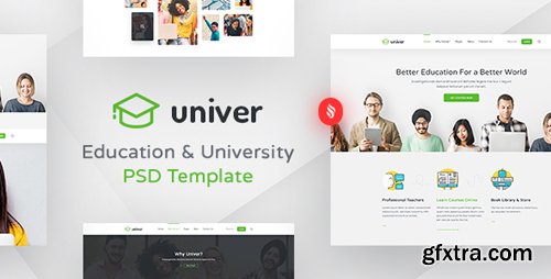 ThemeForest - Univer - Multipurpose Education & University PSD Template 18768199