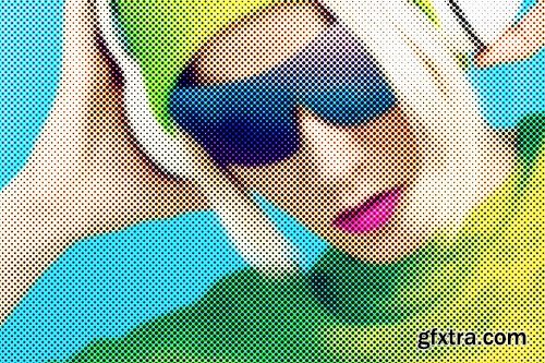 Halftone Photoshop Actions