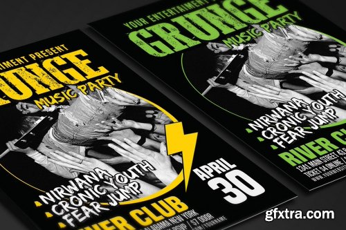 Graphicriver Grunge Music Party Poster Flyer 15796615