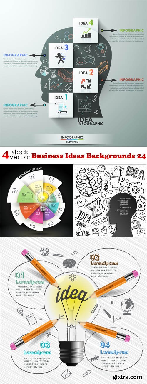 Vectors - Business Ideas Backgrounds 24