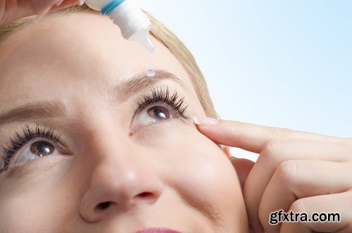 Collection of eye drops for the treatment of prevention of a healthy eye 25 HQ Jpeg