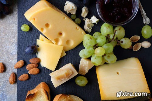 Different cheeses varieties - 76xUHQ JPEG