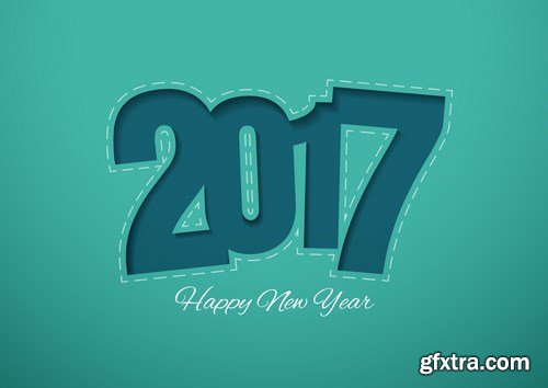 New Year Design 2017 part 4 - 26xEPS