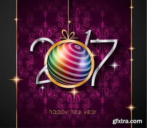 New Year Design 2017 part 4 - 26xEPS