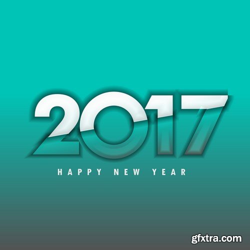 New Year Design 2017 part 4 - 26xEPS