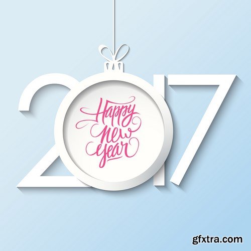 New Year Design 2017 part 4 - 26xEPS