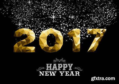 New Year Design 2017 part 4 - 26xEPS