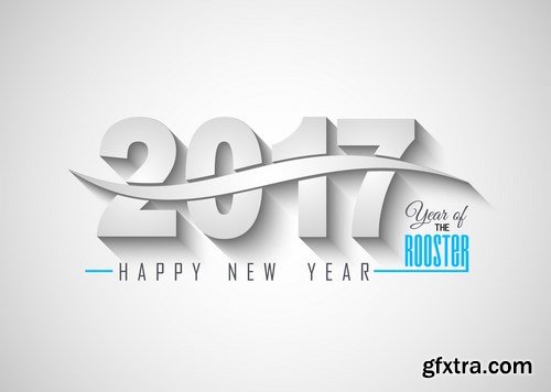 New Year Design 2017 part 4 - 26xEPS