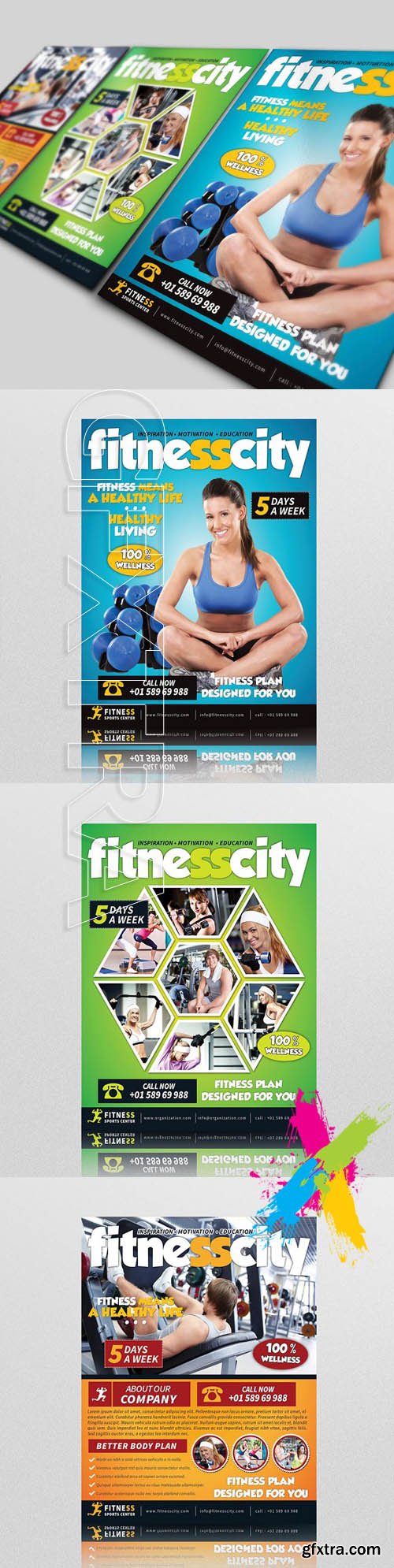 CM Fitness Flyer Bundle 1135033