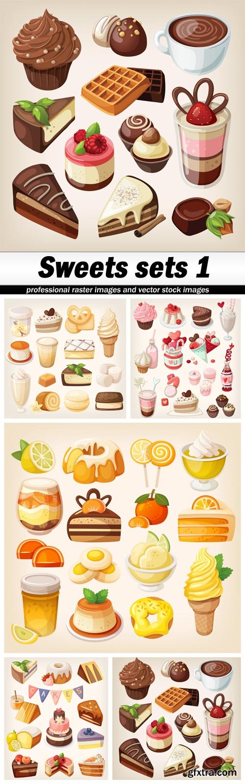 Sweets sets 1 - 5 EPS