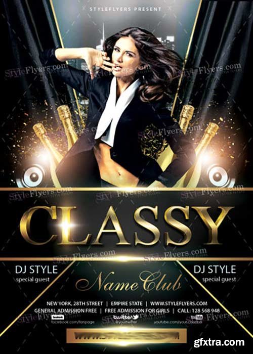 Classy Flyer PSD V5 Template