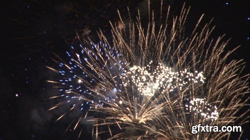 Fireworks in the sky at dc fourth of july celebration