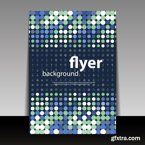 Collection book cover journal notebook flyer card business card banner vector image 42-25 EPS