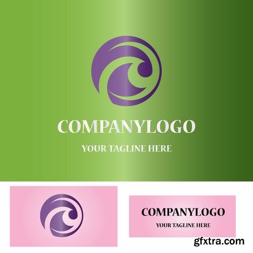 Collection logo icon web design element site 39-25 EPS