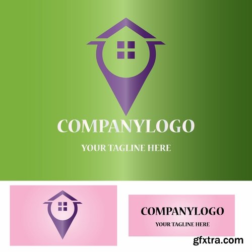 Collection logo icon web design element site 39-25 EPS