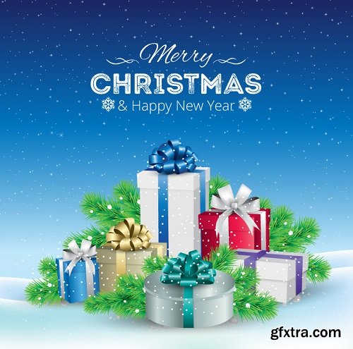 Vectors - Christmas gifts 6