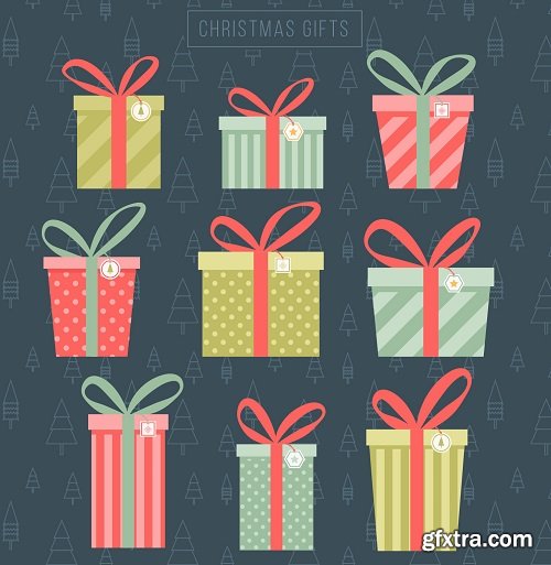 Vectors - Christmas gifts 6