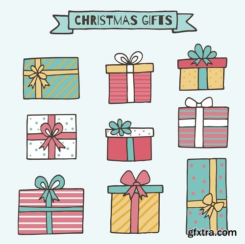 Vectors - Christmas gifts 6